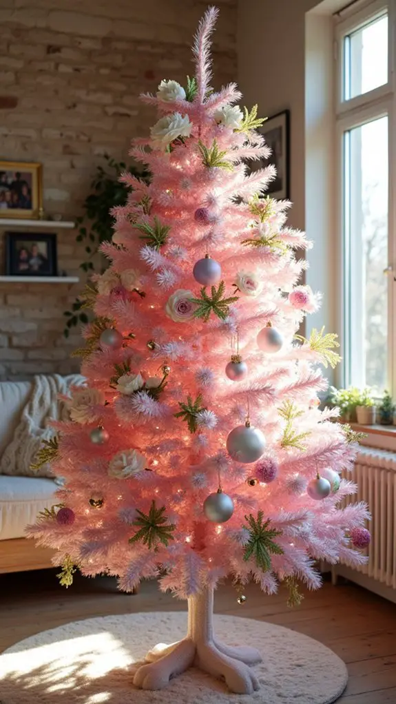 vibrant floral christmas arrangement