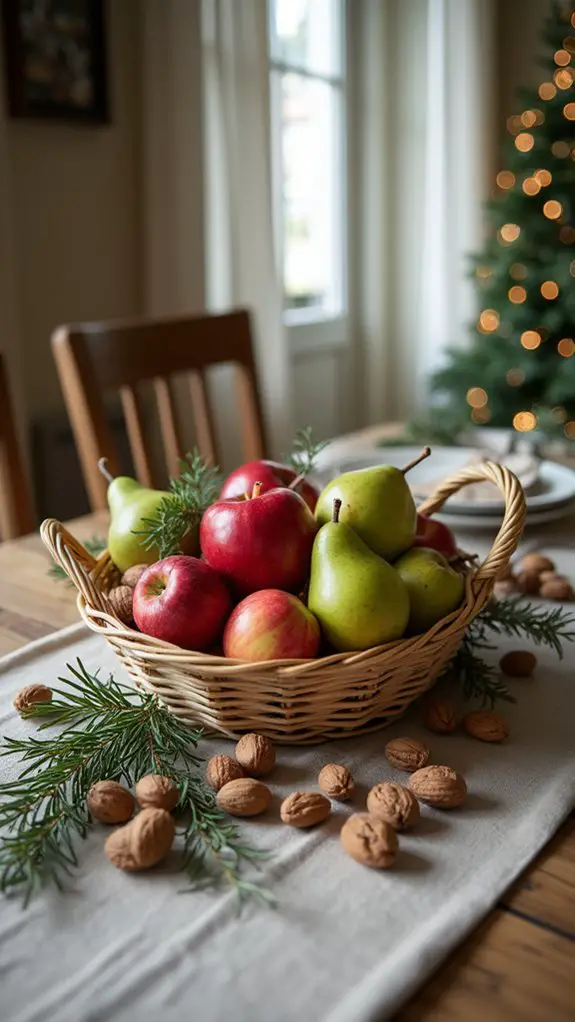 vibrant fruit and nut arrangement