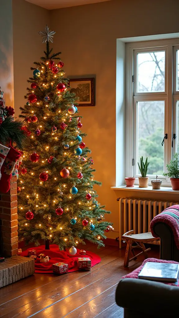 vibrant holiday celebration theme