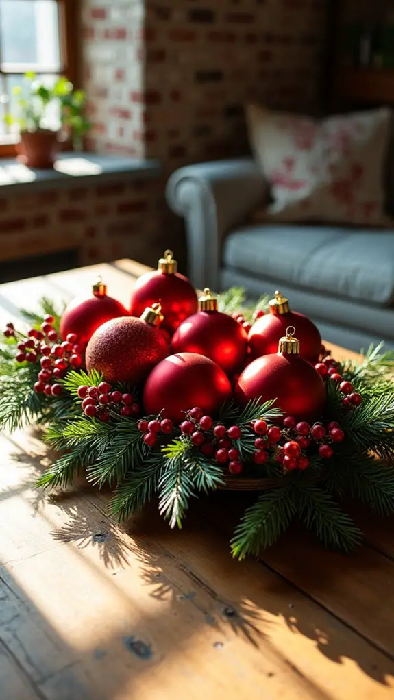 vibrant holiday decoration accents