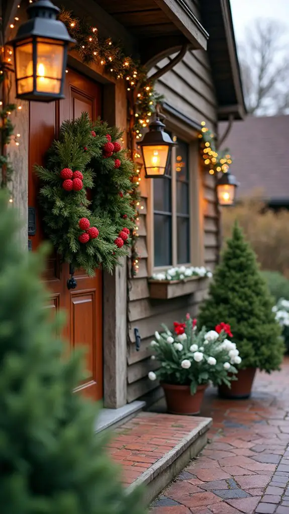 vibrant holiday wreath decorations