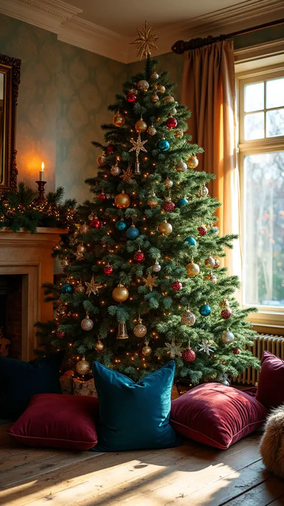 vibrant jewel tone decor