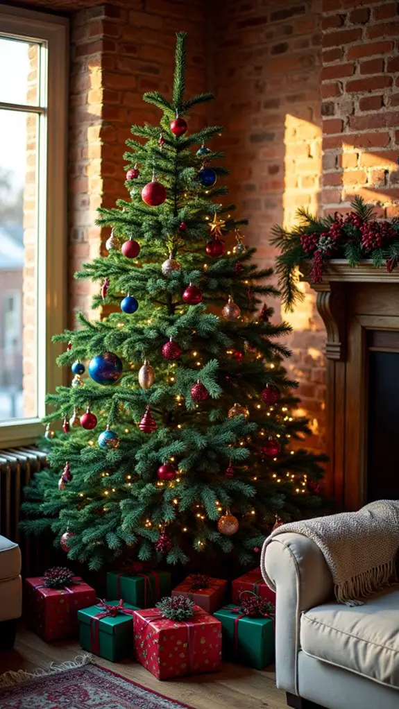 vibrant jewel tone decorations