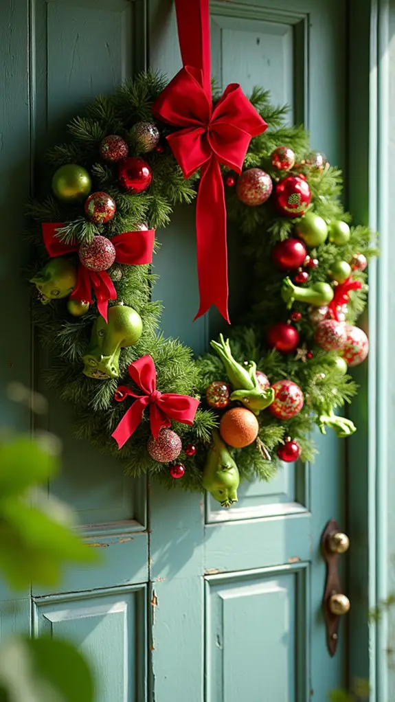 vibrant ribbons and bows