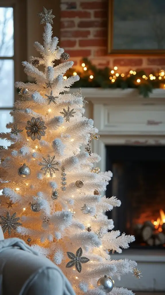 vintage brooch tree decor