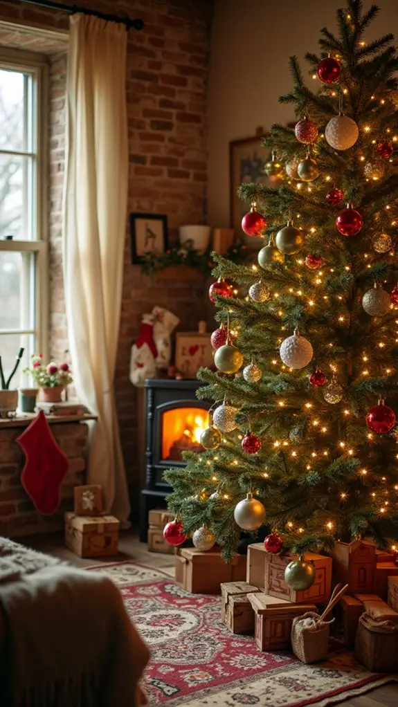 vintage christmas tree decorations