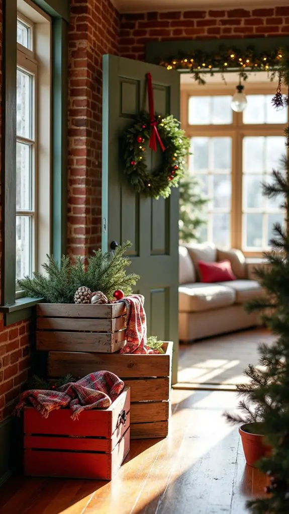vintage crates for storage