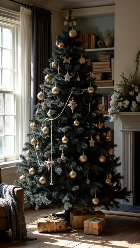 vintage glam black tree