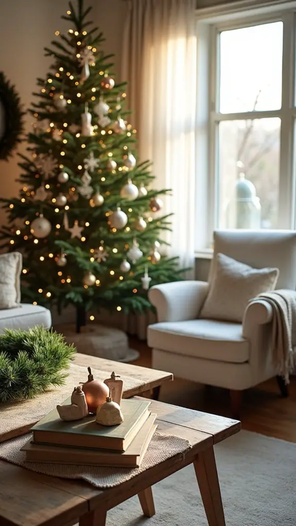 vintage ornaments with modern flair