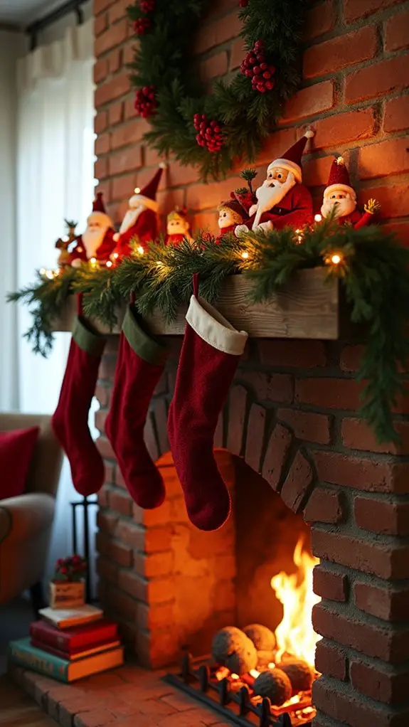 vintage santa claus decor