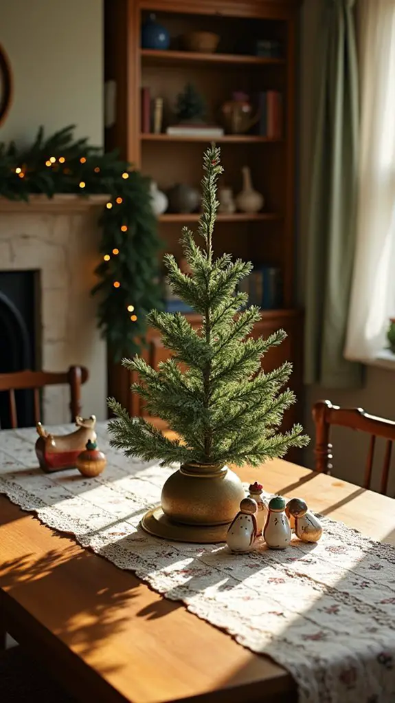 vintage tree stands decor