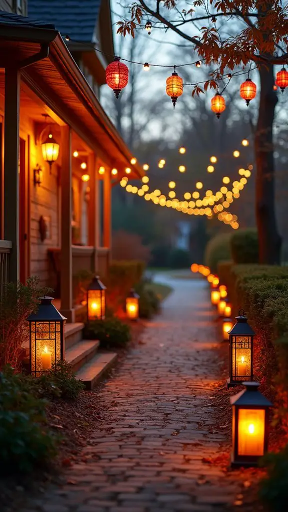 warm inviting holiday glow