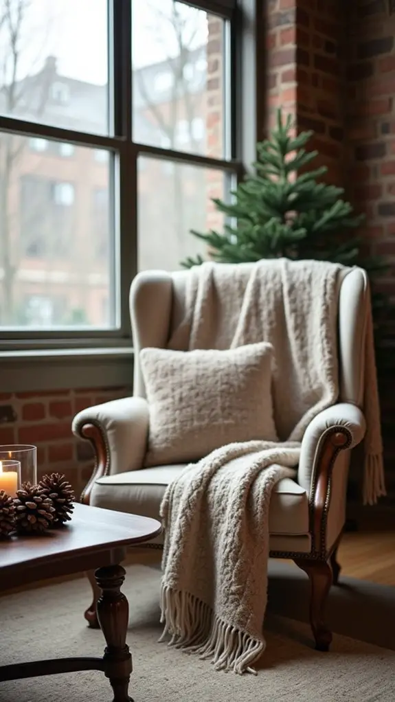 warm neutral textile layers