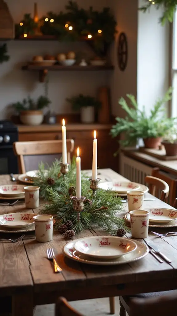 warm rustic dinner gatherings