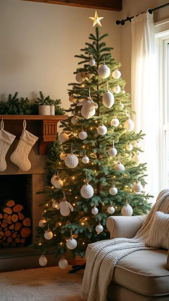 warmth of festive ornaments