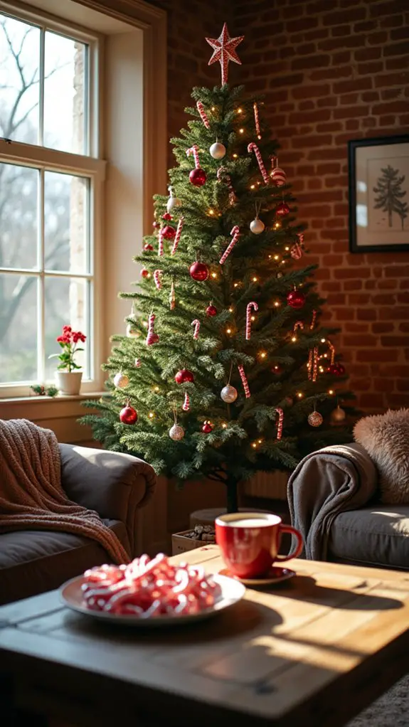 whimsical candy cane decorations