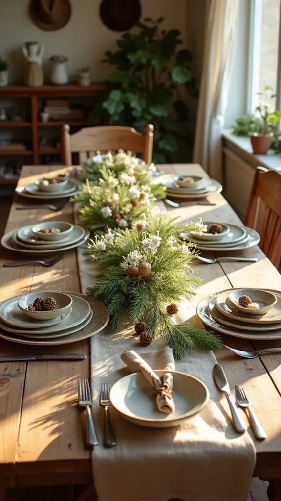 whimsical christmas table decor