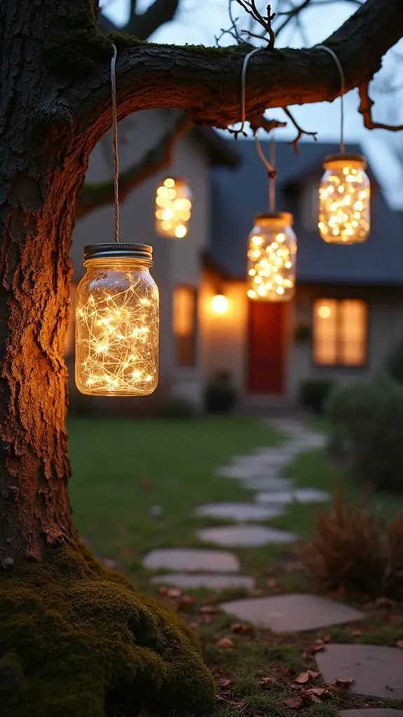 whimsical fairy light jars