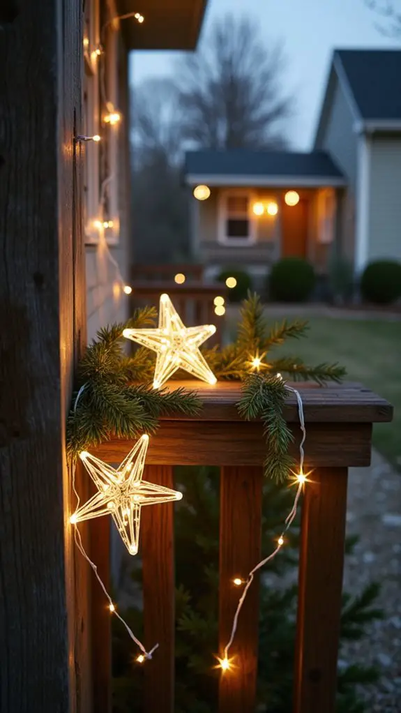 whimsical festive light display