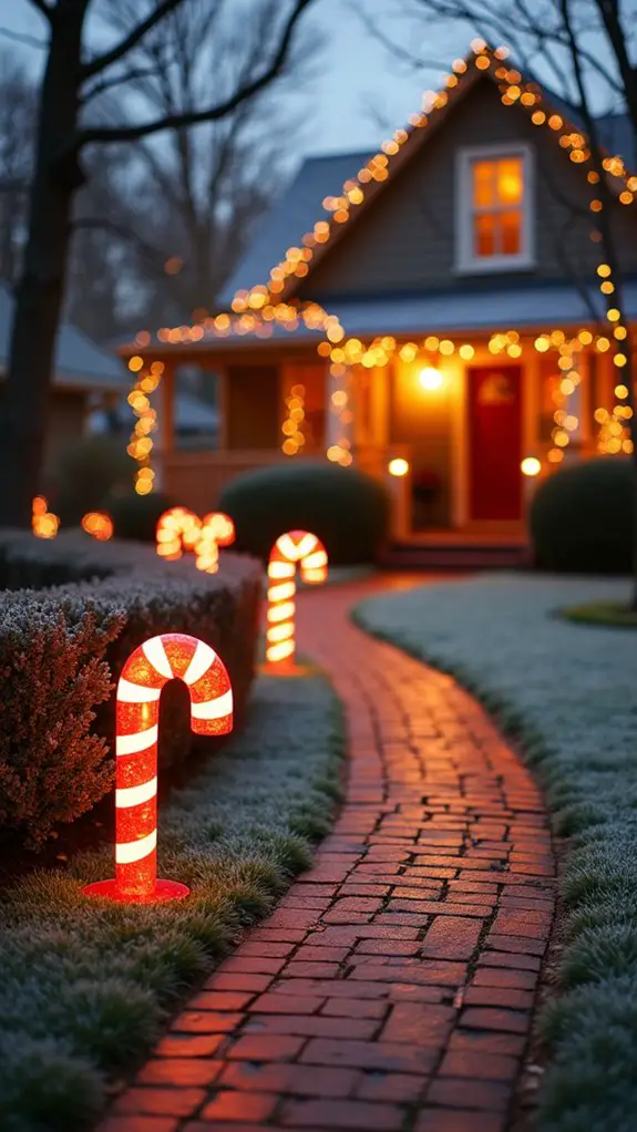 whimsical festive outdoor decor
