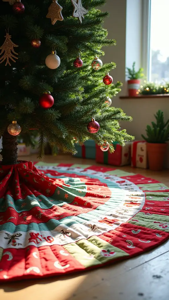 whimsical festive tree skirts