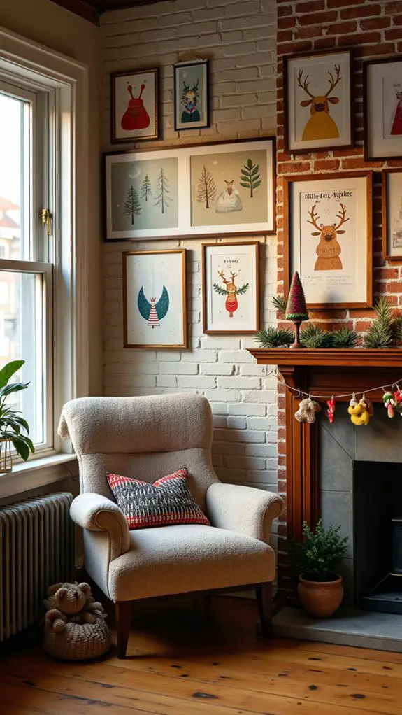 whimsical festive wall decor