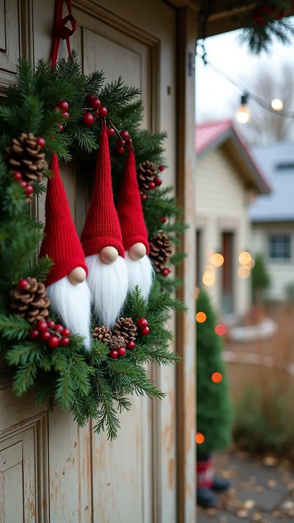 whimsical gnome holiday decor