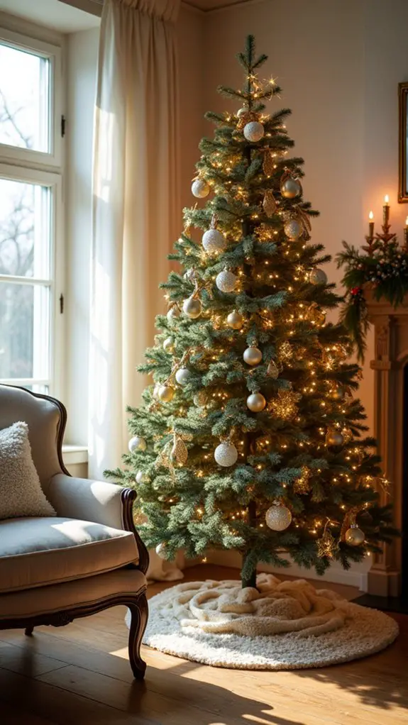 whimsical gold holiday decorations