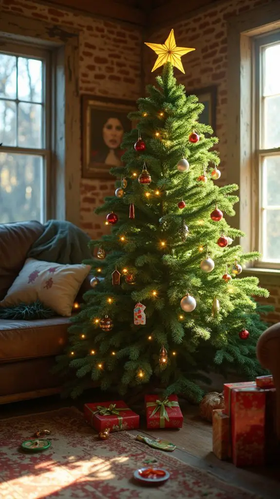 whimsical grinch themed tree star