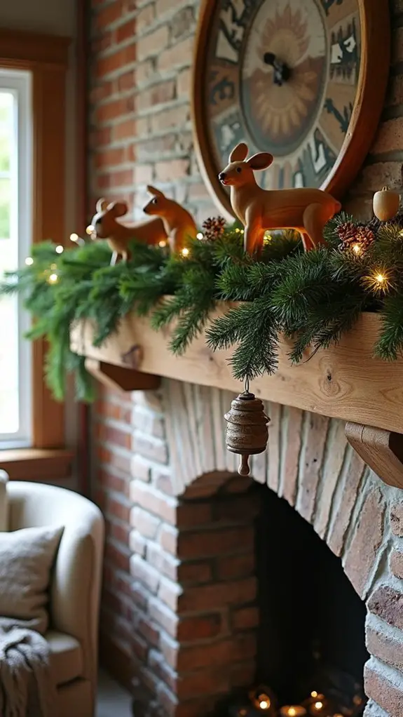 whimsical handcrafted wooden decorations