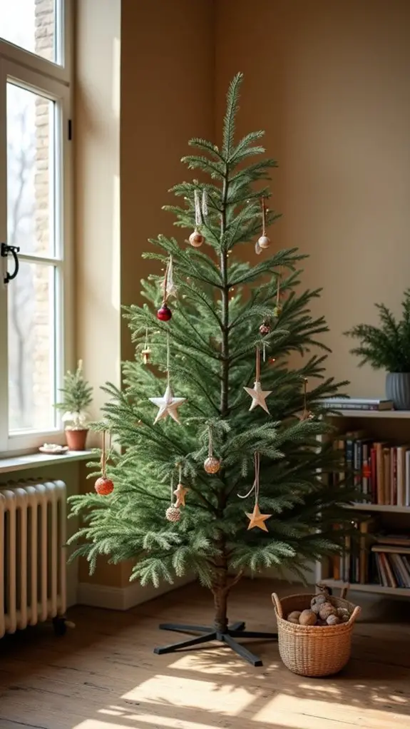 whimsical hanging ornament display