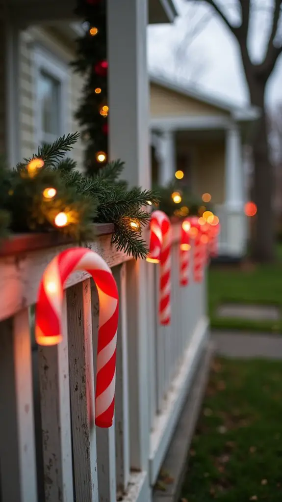 whimsical holiday candy lights