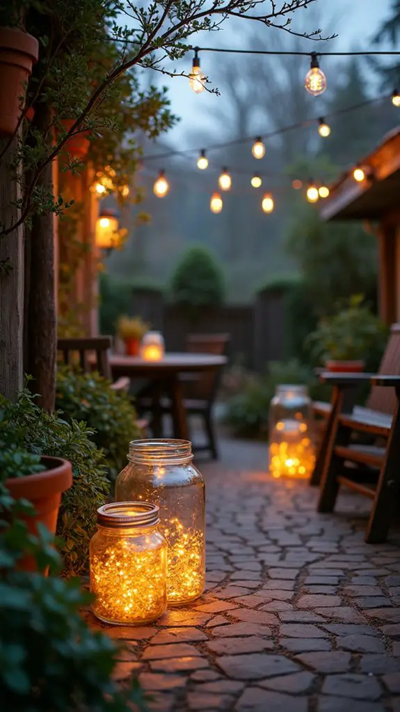 whimsical holiday decor jars