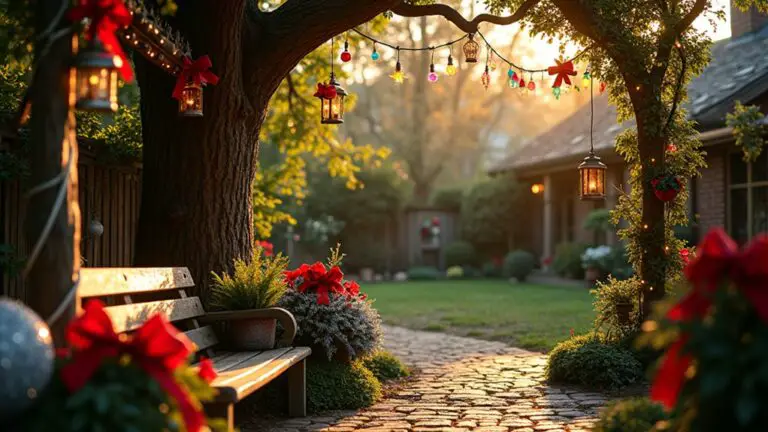 25 Whimsical Garden Christmas Light Ideas That Glow With Holiday Cheer whimsical holiday garden lights