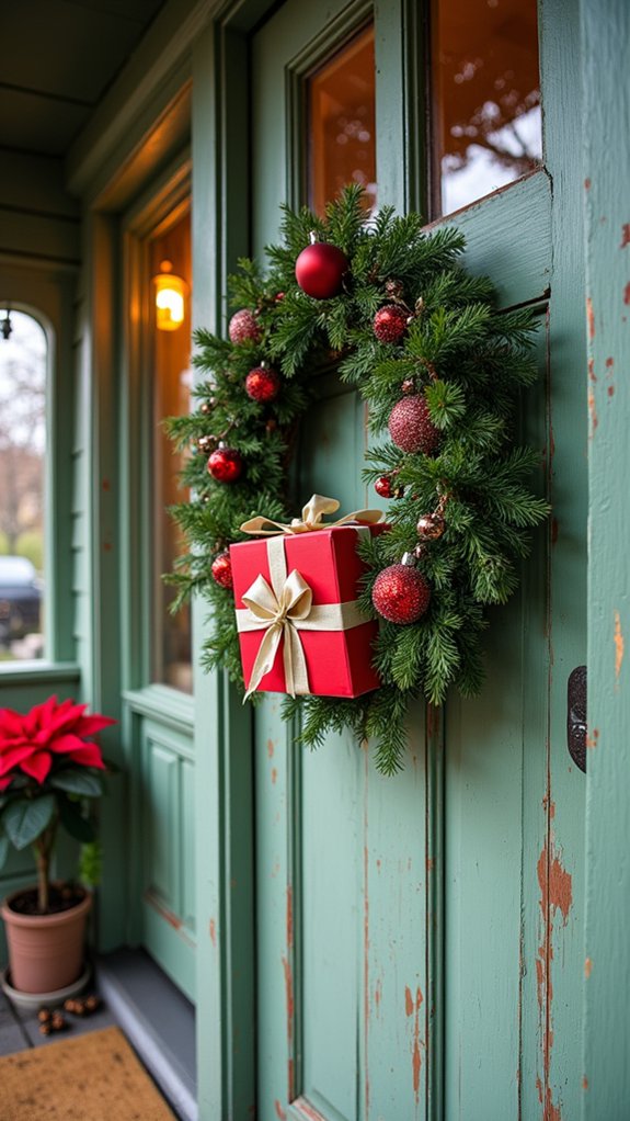 whimsical holiday gift wreath