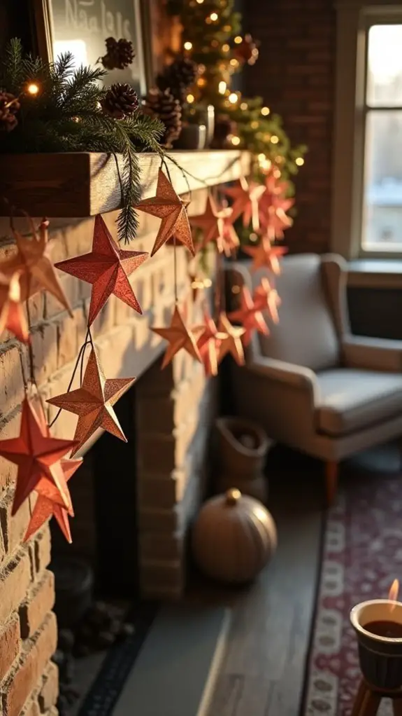 whimsical holiday star garland