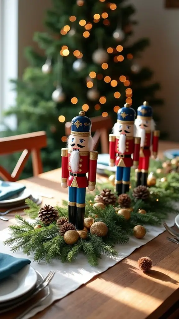 whimsical holiday table centerpiece