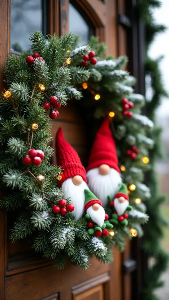 whimsical holiday wreath decoration