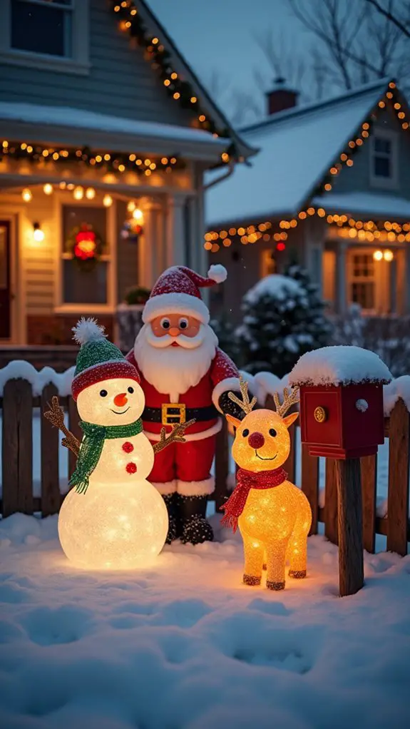 whimsical holiday yard decorations