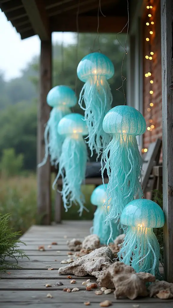 whimsical jellyfish lantern decorations