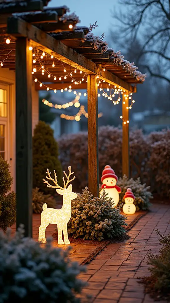 whimsical light up decorations enhance