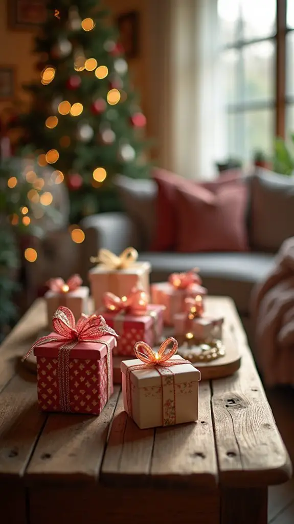 whimsical miniature gift boxes