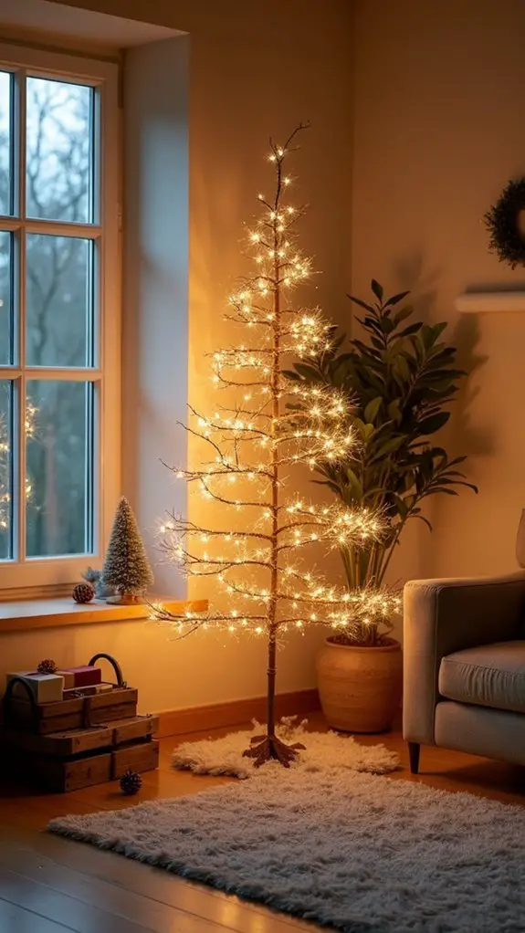 whimsical minimalist holiday decor