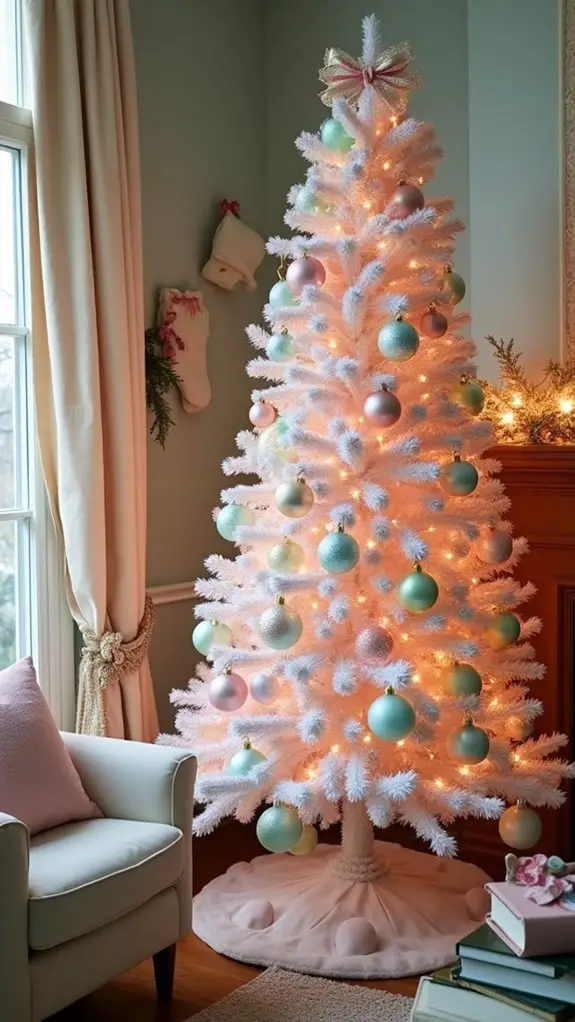 whimsical pastel christmas tree