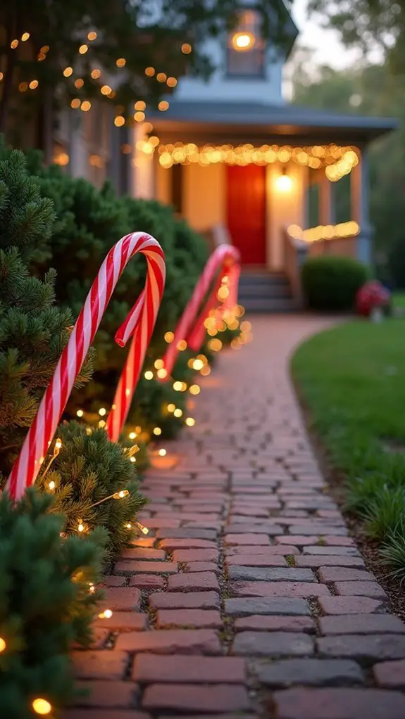 whimsical red and white markers