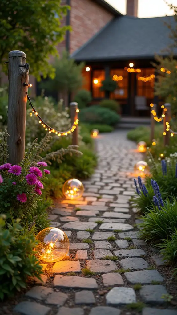 whimsical solar pathway lighting