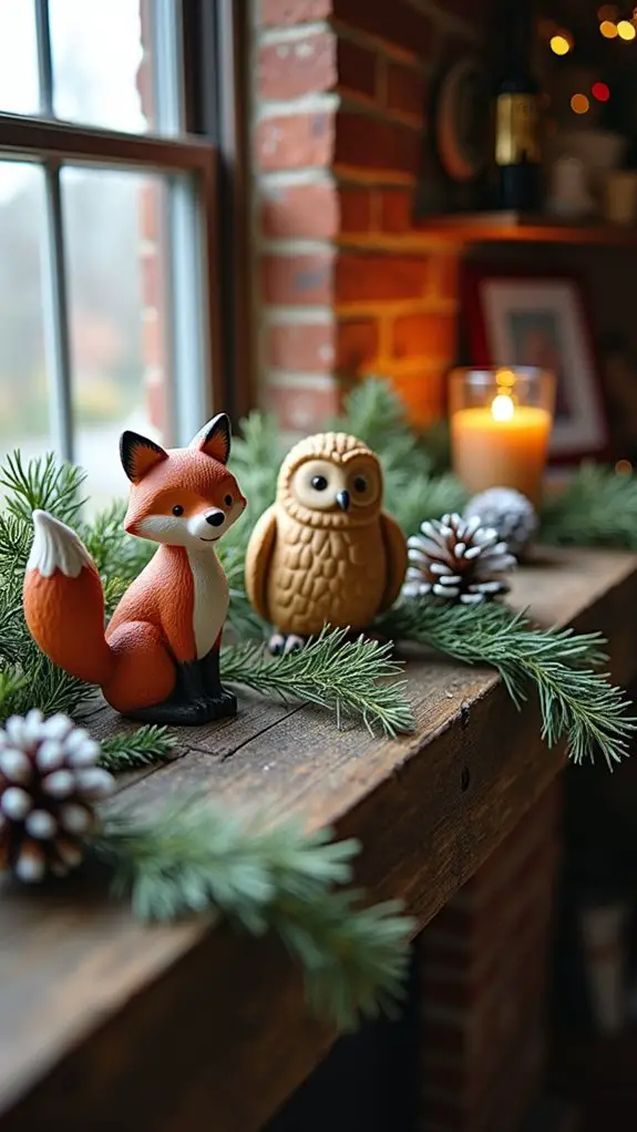 whimsical woodland creature accents