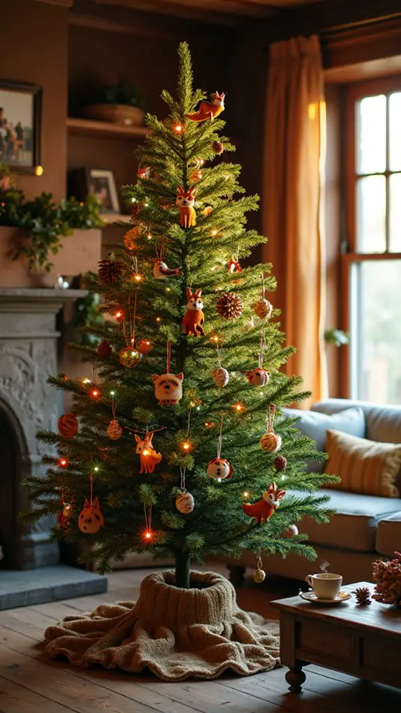 whimsical woodland creature decorations