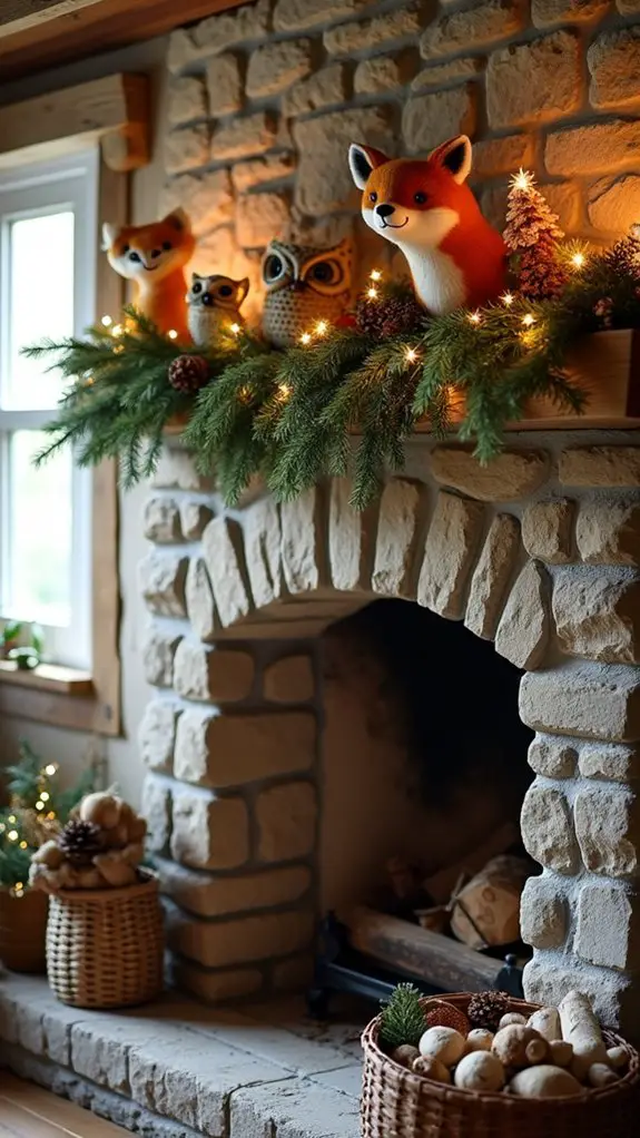 whimsical woodland holiday decor