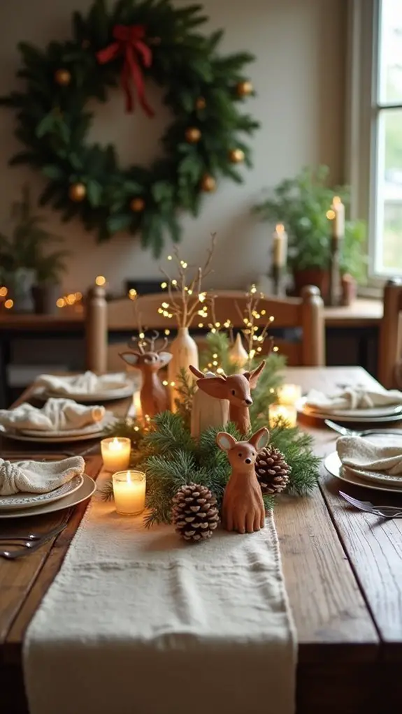 whimsical woodland holiday decor
